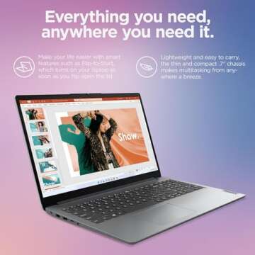 Lenovo IdeaPad 1 Laptop: Powerful & Portable