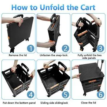 FELICON SELORSS Heavy Duty Foldable Utility Cart