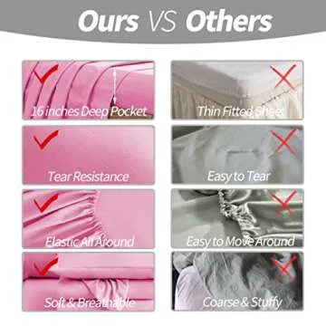 Ersmak Microfiber Twin Sheets Set - Soft & Comfortable