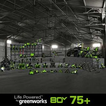 Greenworks PRO 80V 4.0Ah Lithium-Ion Battery ((Genuine Greenworks Battery / 75+ Compatible Tools)