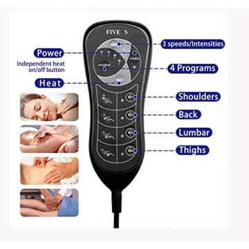 FIVE S FS8816 Massage Cushion - Pain Relief & Heat Therapy