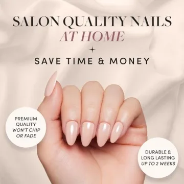 Glamnetic Press-On Nails - Blush Nude Reusable 30 pcs