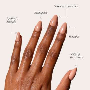 Glamnetic Press-On Nails - Blush Nude Reusable 30 pcs