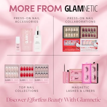 Glamnetic Press-On Nails - Blush Nude Reusable 30 pcs