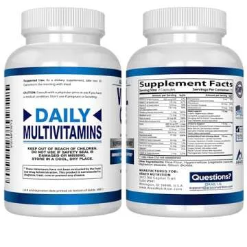 Arazo Nutrition Vital One Multivitamin for Men - Vegan Supplement