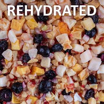 Healthy Herp Fruit Mix Instant Meal Reptile Food - Bearded Dragon Accessories & Bearded Dragon Food - Nutritious Blend for Bearded Dragons, Box Turtles, Tortoises, Hermit Crabs - 3.5 oz (99g)