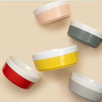 Waggo Dipper Bowl - Hello Yellow - Large - 3.25 x 8.5 inches