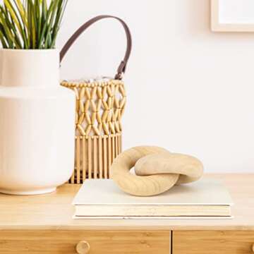 Natural Wood Knot Décor Accent | Aesthetic Home Accent