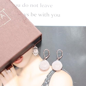 Elegant LA GAMBETA 14K Gold Drop Earrings for Women