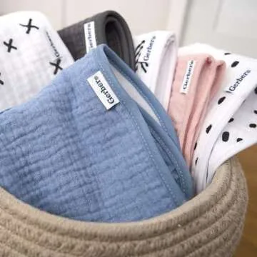 Gerber Muslin Cotton Baby Bibs for Teething Infants