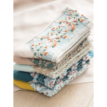 Shop Floral Embroidery Crew Socks for Women - 5 Pack