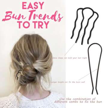 7 Pcs Metal Hair Side Combs for Elegant Hairstyles