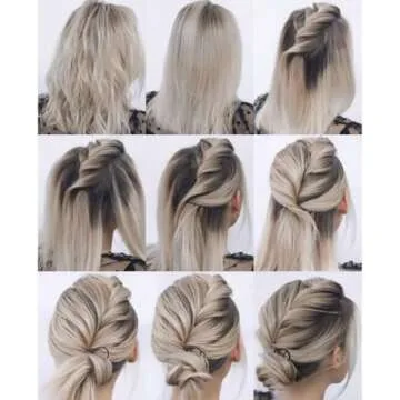 7 Pcs Metal Hair Side Combs for Elegant Hairstyles