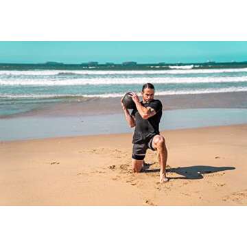 Living.Fit Slam Ball – Durable Heavy-Duty 50 LB Slam Ball for Strength Training, Crossfit, and Functional Fitness – Available in Multiple Weights – Non-Slip Grip, Versatile for Full-Body Workouts