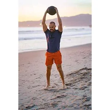 Living.Fit Slam Ball – Durable Heavy-Duty 50 LB Slam Ball for Strength Training, Crossfit, and Functional Fitness – Available in Multiple Weights – Non-Slip Grip, Versatile for Full-Body Workouts