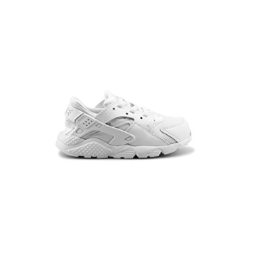 Nike Baby Boy's Huarache Run (Infant/Toddler) - Stylish White/White Sneakers