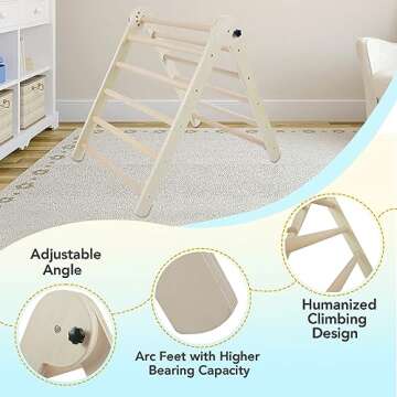 Montessori Climbing Toys for Toddlers 1-3 - Safe & Stylish