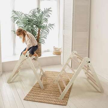 Montessori Climbing Toys for Toddlers 1-3 - Safe & Stylish