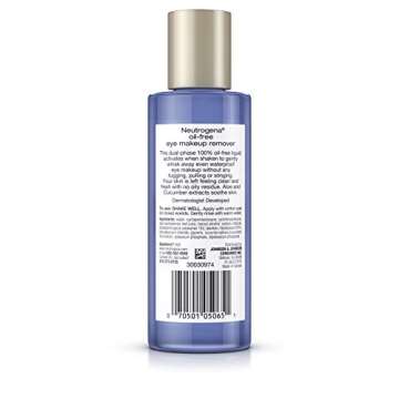 Neutrogena Oil-Free Gentle Eye Makeup Remover, 5.5 Fl. Oz. (Pack of 2)