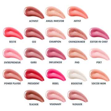 Lune+Aster Vitamin C+E Lip Gloss- CEO- Moisturizing, vegan, vitamin-packed lip gloss helps nourish and soothe lips