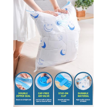 Space Saving Vacuum Storage Bags with Electric Pump