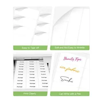 Address Labels, 1" x 2-5/8" NELKO Shipping Address Labels for Laser & Inkjet Printers, Mailing Labels, Easy to Peel, Strong Adhesive (25 Sheets, 750 Labels)