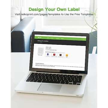 Address Labels, 1" x 2-5/8" NELKO Shipping Address Labels for Laser & Inkjet Printers, Mailing Labels, Easy to Peel, Strong Adhesive (25 Sheets, 750 Labels)