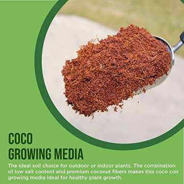 Envelor Coco Coir Brick Organic Potting Soil 10 lb Expansion