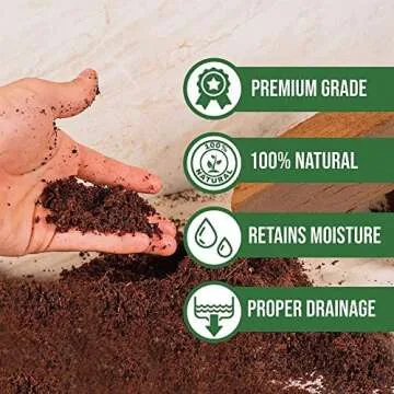 Envelor Coco Coir Brick Organic Potting Soil 10 lb Expansion