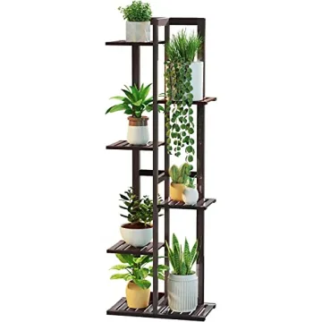 Plant Stands for Indoor Multiple, 6 Tier 7 Potted Plant Shelf, 46 Inch Tall Corner Plant Holder for ...