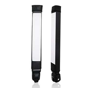 FOTOCREAT 3"×20"(8×50cm) Strip Flash Diffuser Softbox for Speedlite-Imitate LED Professional Portable Studio Handheld Filler Lighting Wand