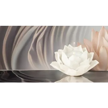 Pretty Home Lotus Flower Tea Light Holder - Elegant Decor