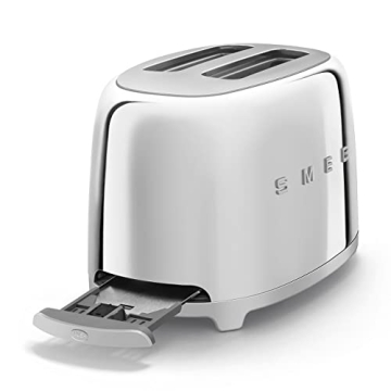 Smeg 2 Slice Toaster - Retro Style, 6 Browning Levels, Durable