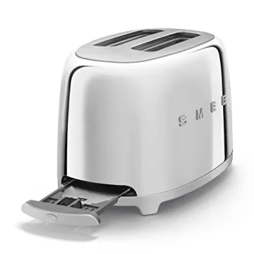 Smeg 2 Slice Toaster - Retro Style, 6 Browning Levels, Durable
