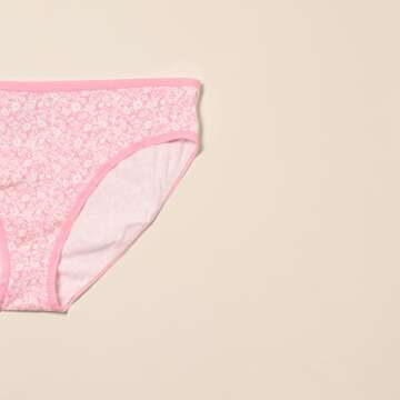 Amazon Essentials Women's Cotton Bikini Brief Underwear, Pack of 10, Medium