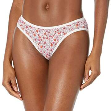 Comfortable Women's Cotton Bikini Underwear - Pack of 10