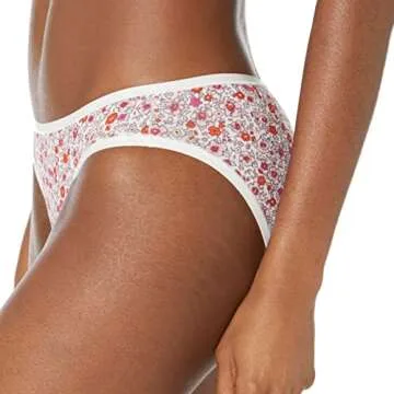 Comfortable Women's Cotton Bikini Underwear - Pack of 10