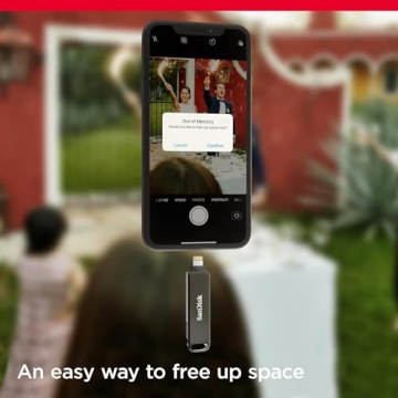 SanDisk iXpand Flash Drive Luxe 128GB for iPhone and PC