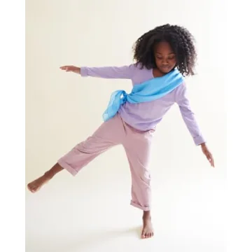 Sarah's Silks 3 Playsilks Set Rainbow Sky Blue Purple