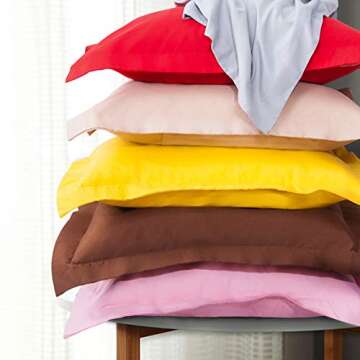 Soft NTBAY King Pillow Shams - 2 Pack Microfiber Covers