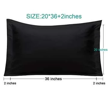 Soft NTBAY King Pillow Shams - 2 Pack Microfiber Covers