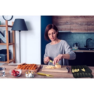 Gold Cheese Knife Set of 6 - Elegant Cheese Tools