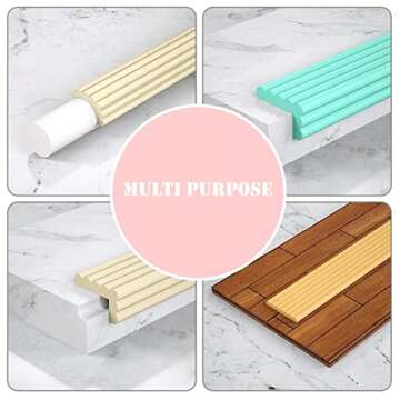 M2cbridge Multifunctional Edge and Corner Guard Coverage Baby Safety Bumper DIY 6.5 Ft (Black)