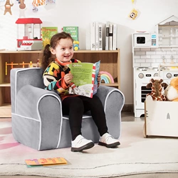 Stylish Costzon Kids Couch for Toddlers - Safe & Soft