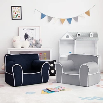 Stylish Costzon Kids Couch for Toddlers - Safe & Soft