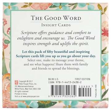 The Good Word Insight Cards (Deck of 50 Scripture Cards with Bible Verses)