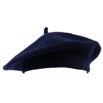 Chic Red Wool Blend French Beret for Fashion Enthusiasts