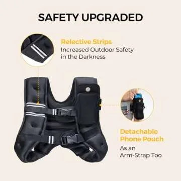PACEARTH Adjustable Weighted Vest for All Activities