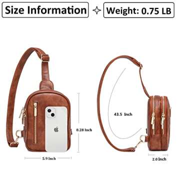 Koculemi Small Crossbody Sling Bag for Women
