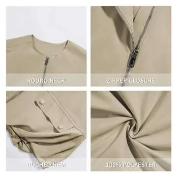 Tankaneo Women's Zip Up Vest for Casual Style